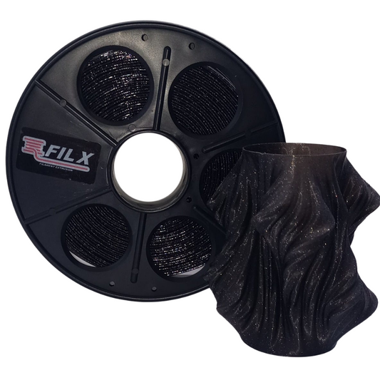 FIL X PLA Glitter Black 1.75mm 1kg