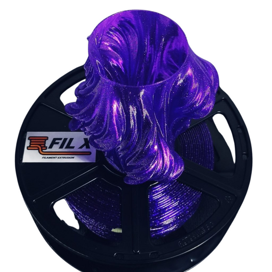 FIL X PLA Glitter Purple 1.75mm 1kg