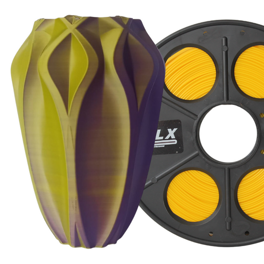 FIL X PLA Dual Silk Yellow and Purple 1.75mm 1kg